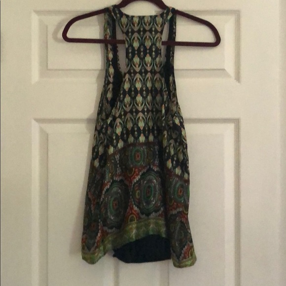 Flirty, silk racer back top with camisole - Picture 5 of 12